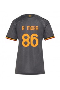 AS Roma Rodrigo Mora #86 Fotballdrakt Tredje Klær Dame 2026-27 Korte ermer